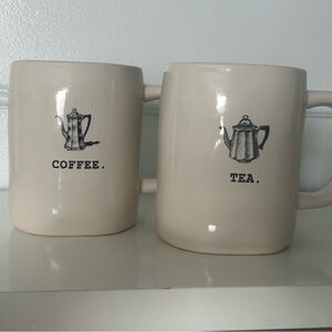Rae Dunn coffee & tea icon mugs